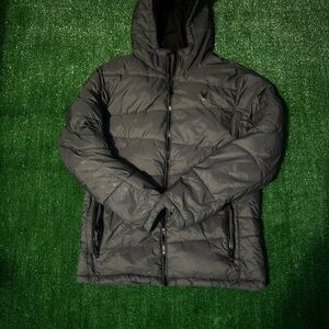 Spyder Men's Charcoal Puffer Jacket
